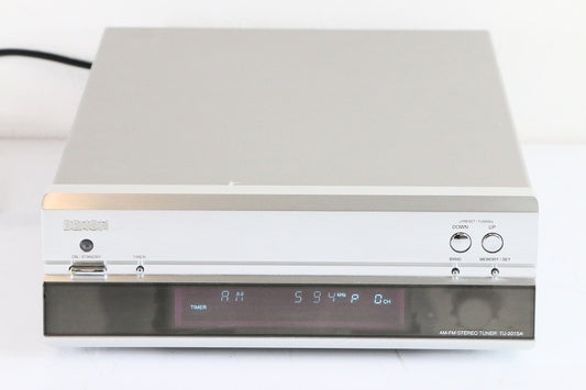 DENON PRESTA オーディオチューナー シルバー TU-201SA　【中古品】