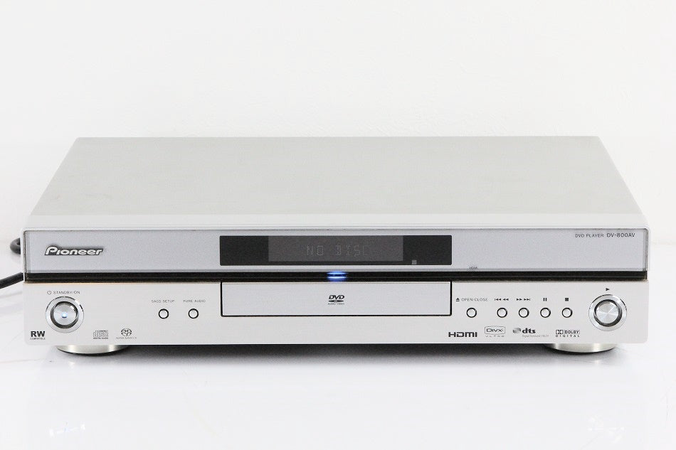 Pioneer DVDプレーヤー DVDオーディオ/SACD対応 DV-800AV　【中古品】