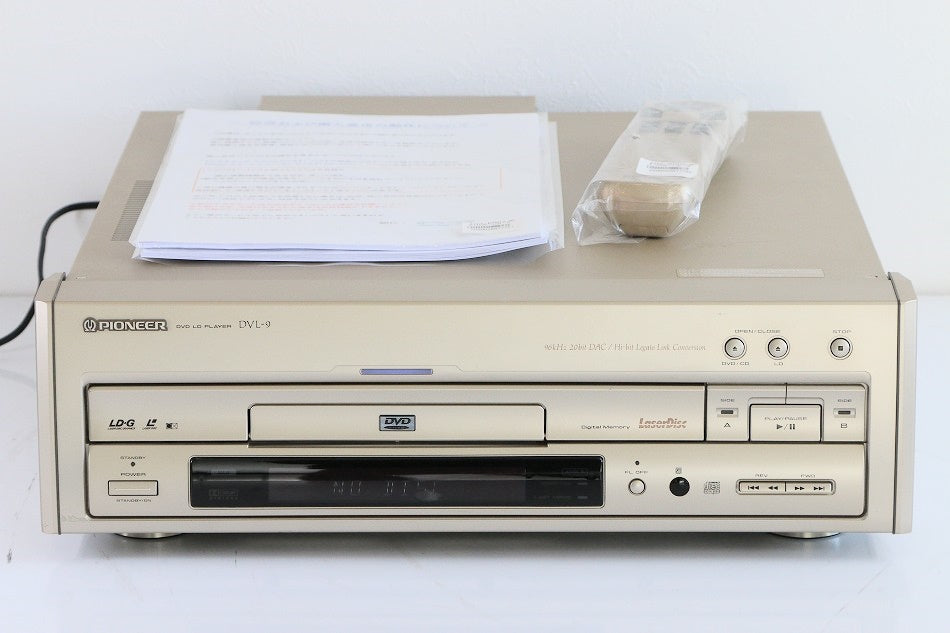 PIONEER パイオニア DVL-9 (ゴールド) レーザーディスクプレーヤー DVD/LD PLAYER　【中古品】