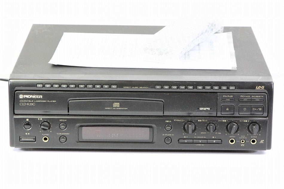 Pioneer パイオニア CLD-K55G CD/LDプレーヤー カラオケ対応　【中古品】