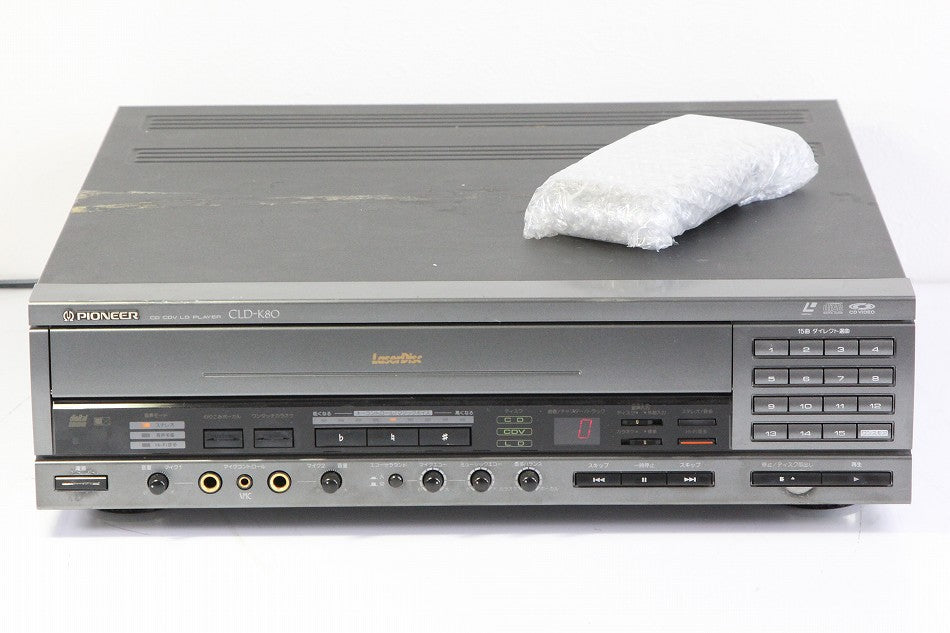 Pioneer パイオニア CLD-K80 CD/LDプレーヤー カラオケ対応　【中古整備品】