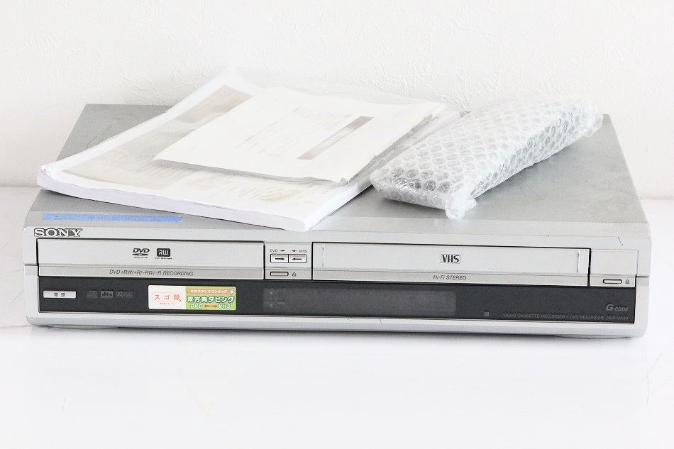 SONY スゴ録 RDR-VX30 VHSビデオ一体型DVDレコーダー 【中古品】
