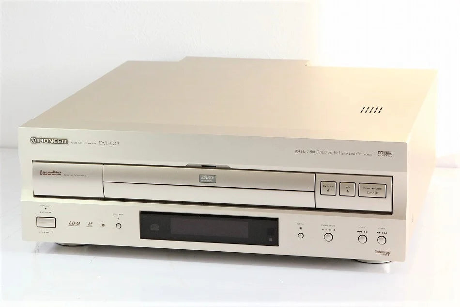 パイオニア DVL-909 DVD/LDコンパチブルプレーヤー (ゴールド)　【中古品】