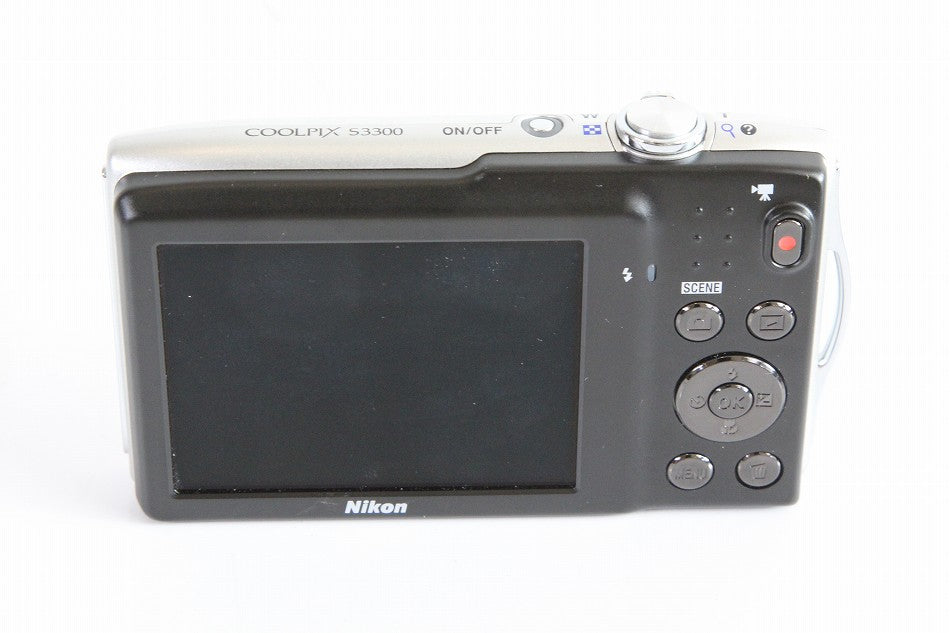 Nikon デジタルカメラ COOLPIX (クールピクス) S3300 クリスタルシルバー S3300SL　【中古品】