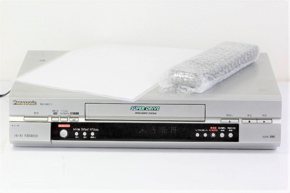 VHSビデオデッキ　パナソニック　NV-HX11　【中古品】