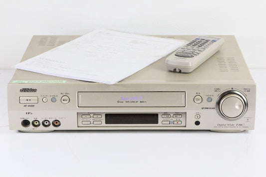 VICTOR HR-VX200 S-VHSビデオデッキ ジョグシャトル　【中古整備品】