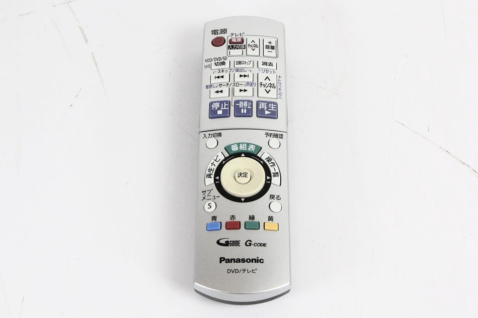 パナソニック DVDリモコン EUR7658Y70　【中古品】