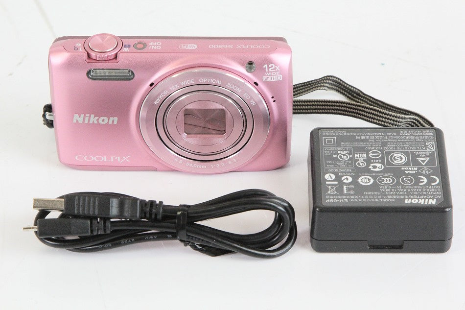 Nikon デジタルカメラ COOLPIX S6800 12倍ズーム 1602万画素 パールピンク S6800WPK S6800PK 【中古品】