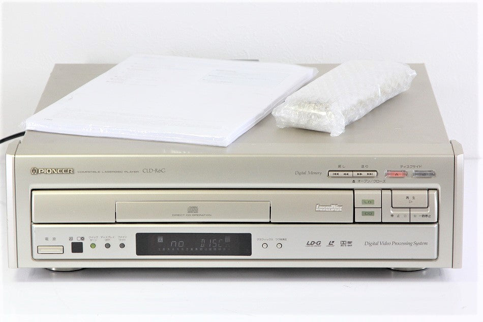 PIONEER 両面再生CD／LDプレイヤー CLD-R6G 【中古整備品】