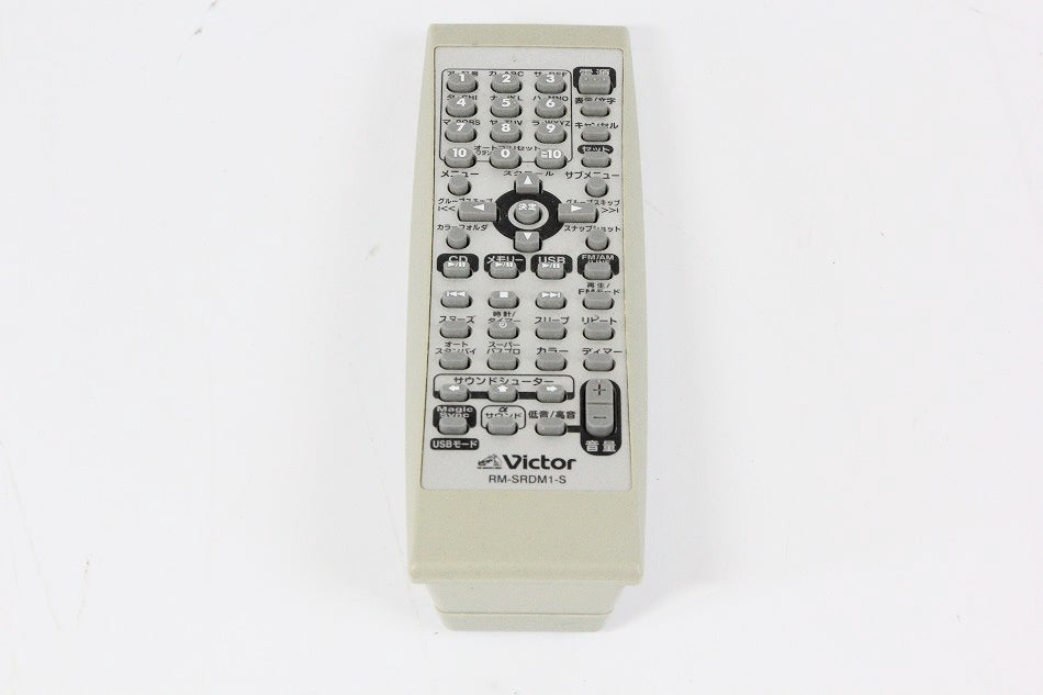 JVCケンウッド 保守部品 リモコン RM-SRDM1-S【中古品】　【中古品】
