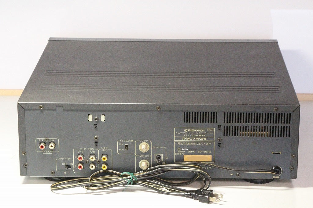 Pioneer パイオニア CLD-K800 CD/LDプレイヤー カラオケ対応　【中古整備品】