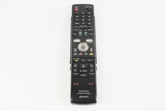 シャープ HI-VISION RECORDERリモコン GA558PA　【中古品】