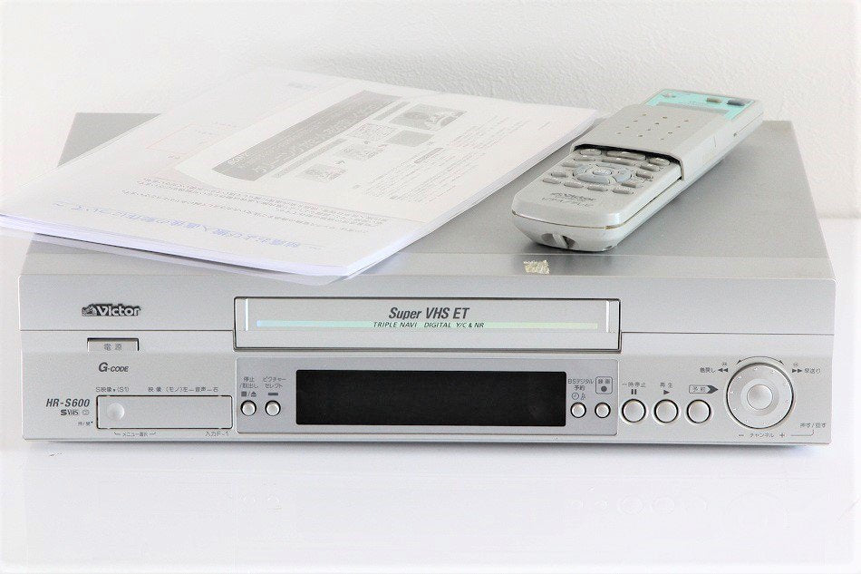 Victor HR-S600 S-VHS　ビデオデッキ 【中古品】